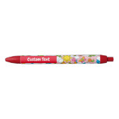 Achtergrond babydieren rode inkt pen (Voorkant)