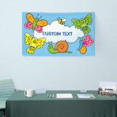 Achtergrond babydieren spandoek (Beurs)