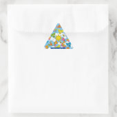 Achtergrond babydieren sticker (Tas)