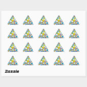 Achtergrond babydieren sticker (Vel)
