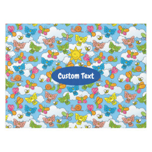 Achtergrond babydieren tafelkleed