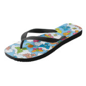 Achtergrond babydieren teenslippers (Schuin)