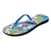 Achtergrond babydieren teenslippers (Schuin)