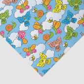 Achtergrond babydieren tissuepapier (Detail)