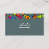 Achtergrond Bacteria, Jouw naam hier Visitekaartje (Achterkant)