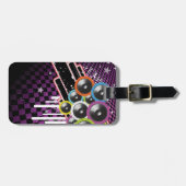 Achtergrond Bagagelabel (Voorkant horizontaal)