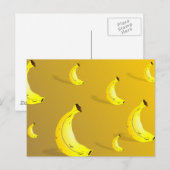 Achtergrond bananen briefkaart (Voorkant / Achterkant)