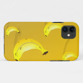 Achtergrond bananen Case-Mate iPhone case (Achterkant (horizontaal))