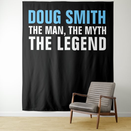 Achtergrond / banner / fotohok voor 60ste verjaard wandkleed (In situ)