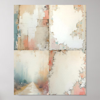 Achtergrond behang Digitaal Poster