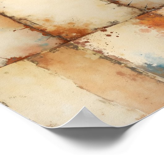 Achtergrond behang Digitaal Poster (Hoek)