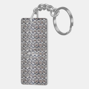 Achtergrond bellenomslag sleutelhanger