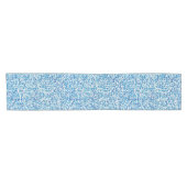 Achtergrond blauwe tegels korte tafelloper (Horizontaal)