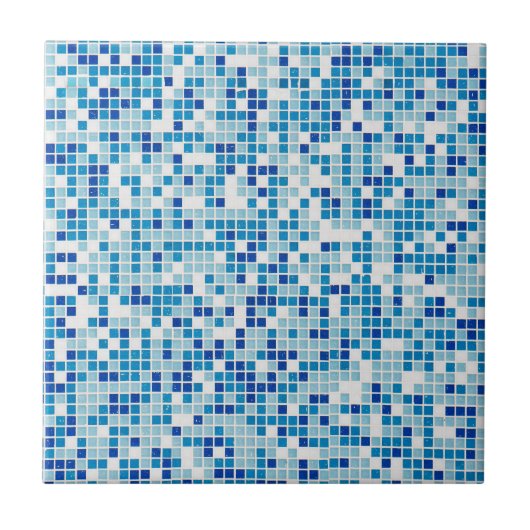 Achtergrond blauwe tegels tegeltje (Voorkant)