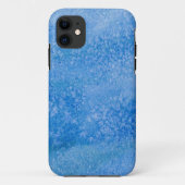 Achtergrond blauwe Waterverf Case-Mate iPhone Case (Achterkant)