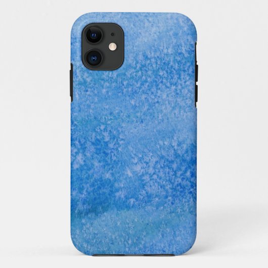 Achtergrond blauwe Waterverf Case-Mate iPhone Case (Achterkant)
