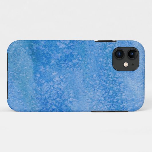Achtergrond blauwe Waterverf Case-Mate iPhone Case (Achterkant (horizontaal))