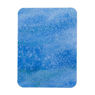 Achtergrond blauwe Waterverf Magneet