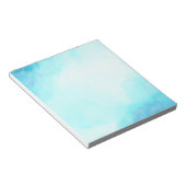 Achtergrond blauwe Waterverf Notitieblok (Schuin)
