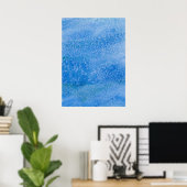Achtergrond blauwe Waterverf Poster (Thuiskantoor)