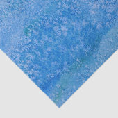 Achtergrond blauwe Waterverf Tissuepapier (Detail)