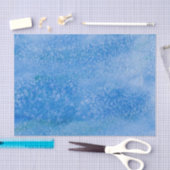 Achtergrond blauwe Waterverf Tissuepapier (Craft)