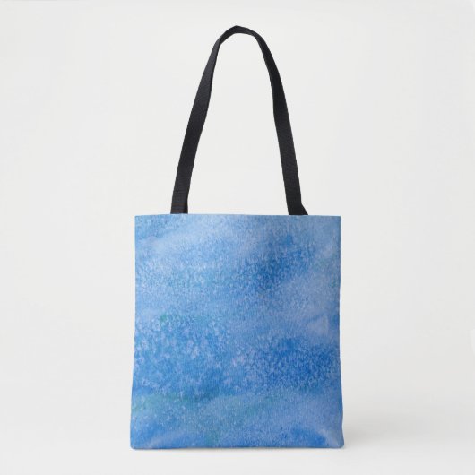 Achtergrond blauwe Waterverf Tote Bag (Voorkant)