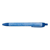 Achtergrond blauwe Waterverf Zwarte Inkt Pen (Bodem)