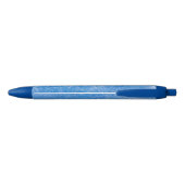 Achtergrond blauwe Waterverf Zwarte Inkt Pen (Achterkant)
