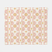 Achtergrond bloem. Naadloos bloempatroon Fleece Deken (Voorkant (Horizontaal))