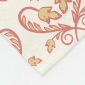 Achtergrond bloem. Naadloos bloempatroon Fleece Deken (Hoek)