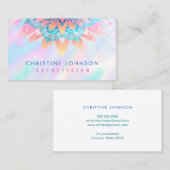 achtergrond bloemdeklaag visitekaartje (Voorkant / Achterkant)