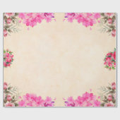 Achtergrond bloemfloraalpapier cadeaupapier (Vlak)