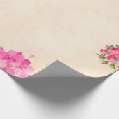Achtergrond bloemfloraalpapier cadeaupapier (Hoek)