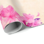 Achtergrond bloemfloraalpapier cadeaupapier (Rol Hoek)
