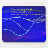 Achtergrond Bluewith Waves Muismat (Voorkant)