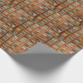 Achtergrond boekbalk cadeaupapier (Hoek)