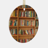 Achtergrond boekbalk keramisch ornament (Rechts)