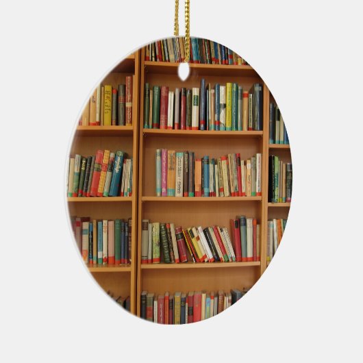 Achtergrond boekbalk keramisch ornament (Rechts)