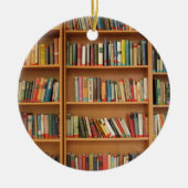 Achtergrond boekbalk keramisch ornament (Voorkant)