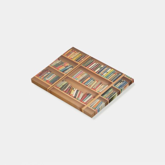 Achtergrond boekbalk post-it® notes (Schuin)
