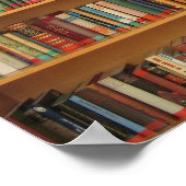 Achtergrond boekbalk poster (Hoek)