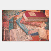 Achtergrond  boeken inpakpapier vel (Voorkant 3)