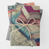 Achtergrond  boeken inpakpapier vel (In situ)