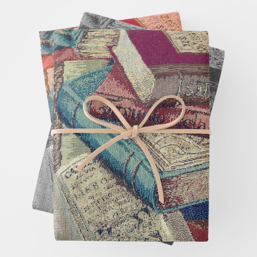 Achtergrond  boeken inpakpapier vel (In situ)