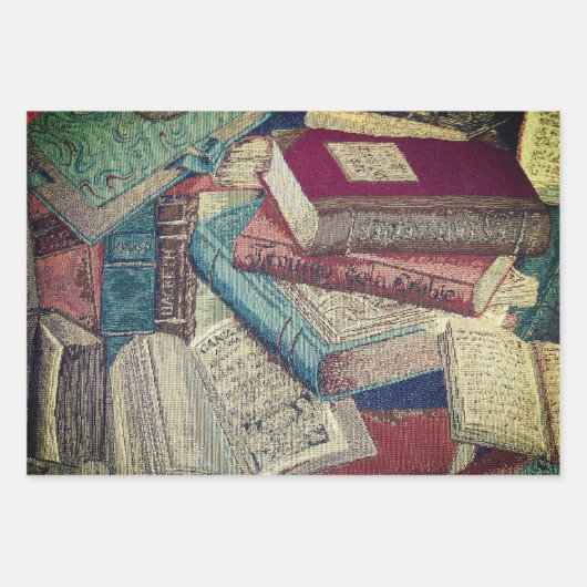 Achtergrond  boeken inpakpapier vel (Voorkant)