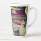 Achtergrond  boeken latte mok (Rechts)