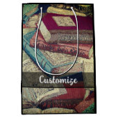 Achtergrond  boeken medium cadeauzakje (Voorkant)