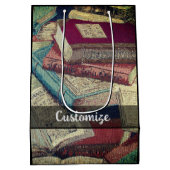 Achtergrond  boeken medium cadeauzakje (Achterkant)