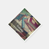 Achtergrond  boeken servet (Hoek)